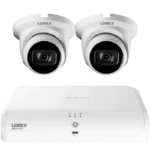 Lorex Fusion Series 4K+ 16 Channel (8 Wired + 8 Fusion Wi-Fi) 2TB Wired System with A14 Wired 4K IP Dome Cameras