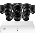 Lorex Fusion Series 4K+ 16 Channel (8 Wired + 8 Fusion Wi-Fi) 2TB Wired System with A14 Wired 4K IP Dome Cameras