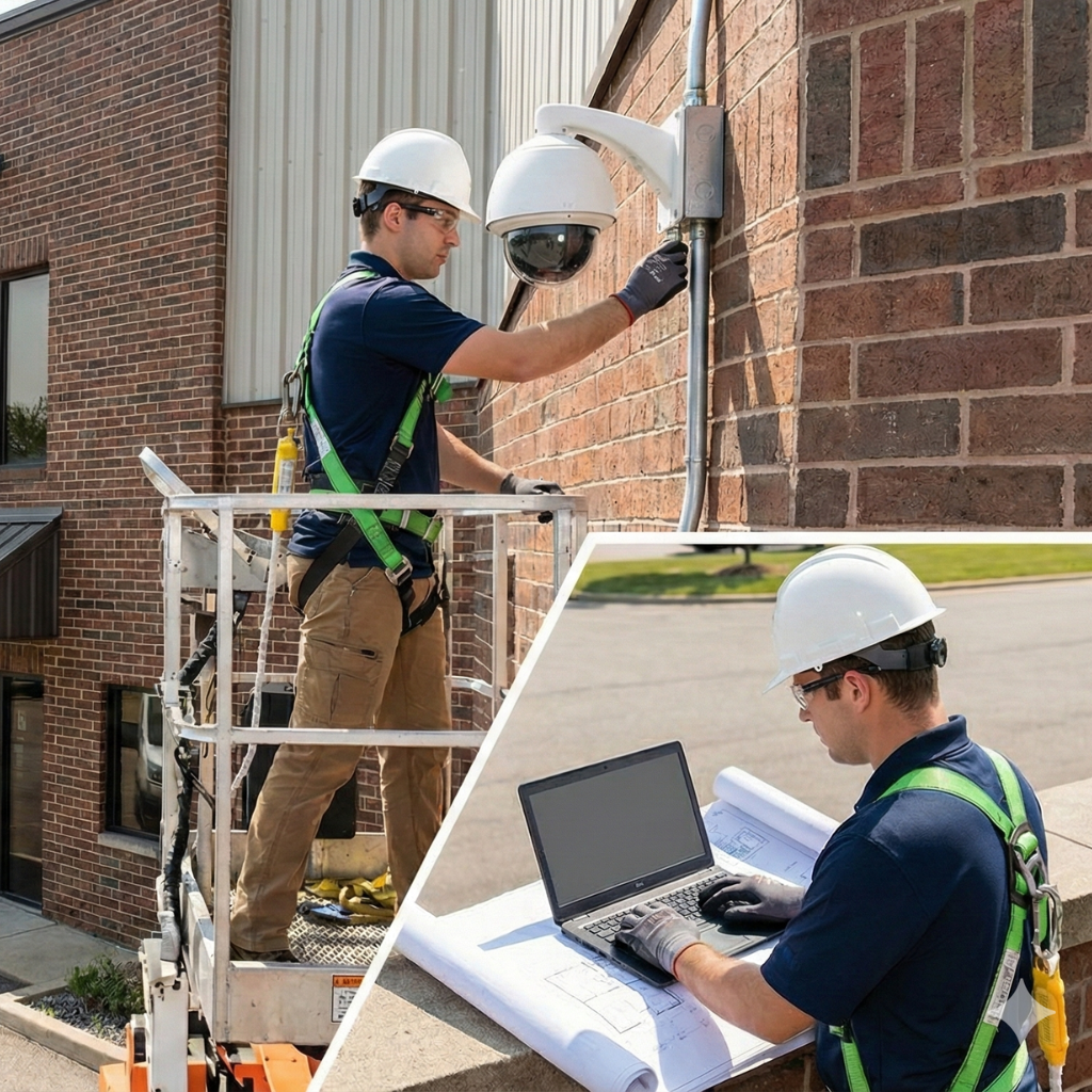 Commercial Security Camera Installation